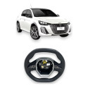  Volante C/ Comandos Peugeot 208 2020/2023  Preto