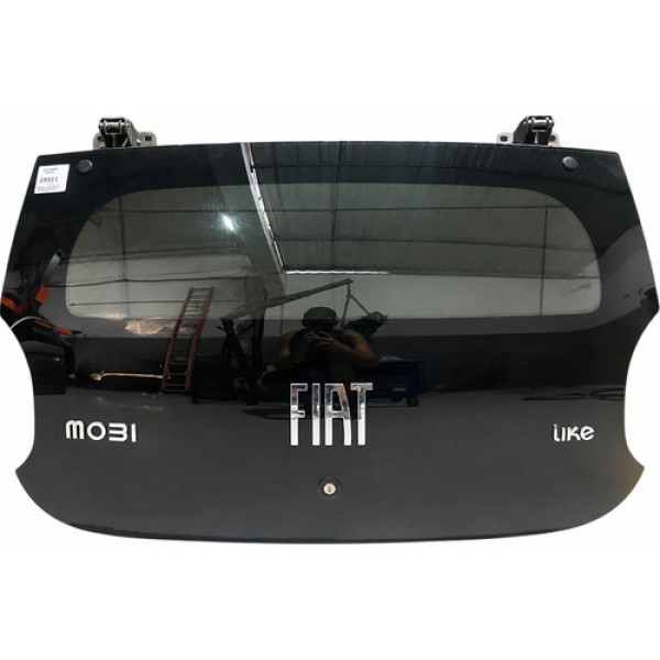 Tampa De Mala Fiat Mobi Like 2020 Sem Limpador Traseiro Preto