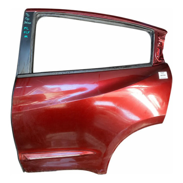 Porta Traseira Esquerda Honda Hr-v C/detalhe Traseira Esquerdo Vermelho