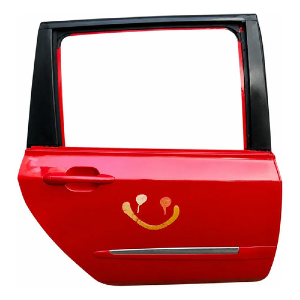 Porta Traseira Direita Fiat Stilo 2010  C/detalhe Traseira Direito Vermelho