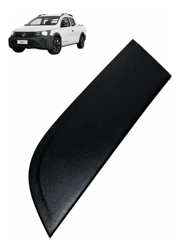 Moldura Traseira Esquerda Rack Vw Saveiro 2025 5u7860148b Preto
