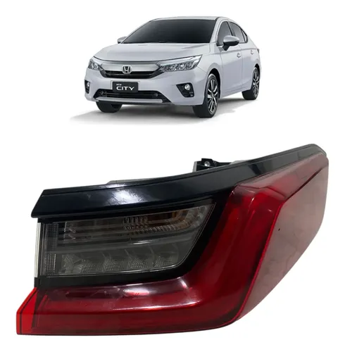 Lanterna Direita Led Honda City Sedan 2022 Direito/passageiro Vermelho