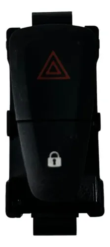 Botão Pisca Alerta Trava Renault Sandero/logan E31601 Preto