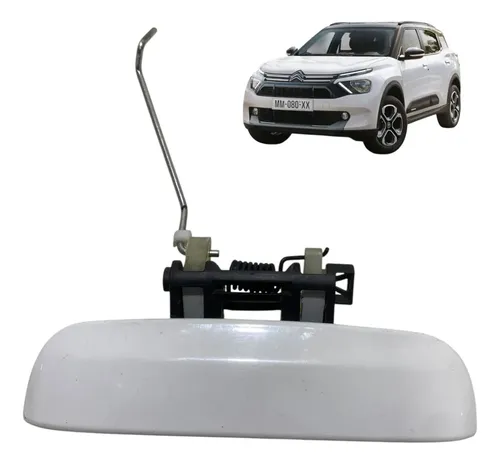 Maçaneta Externa Traseira Direita Citroen C3 Aircross 2025 Branca Traseira