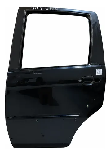 Porta Traseira Esquerda Fiat Idea 2013 Traseira Esquerdo Preto