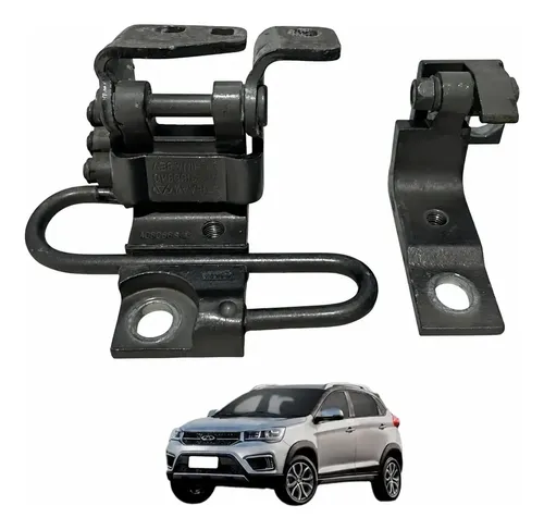Par Dobradiça Porta Dianteira Direita Chery Tiggo 2 2020