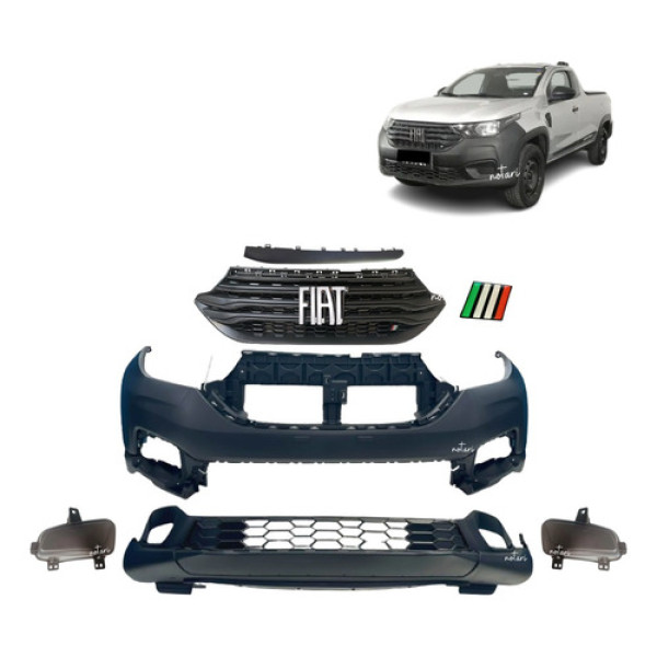 Parachoque Dianteiro Fiat Strada Endurance 2020 2021 2022