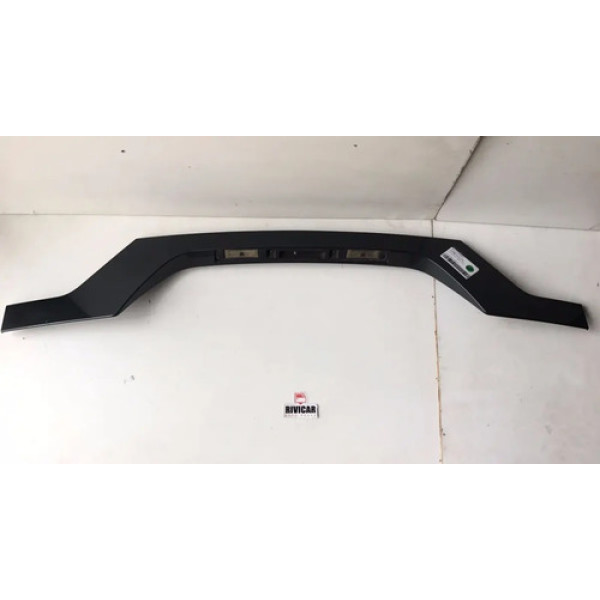 Moldura Aplique Luz Placa Bmw X3 Family 2004 2005 3761 Preto