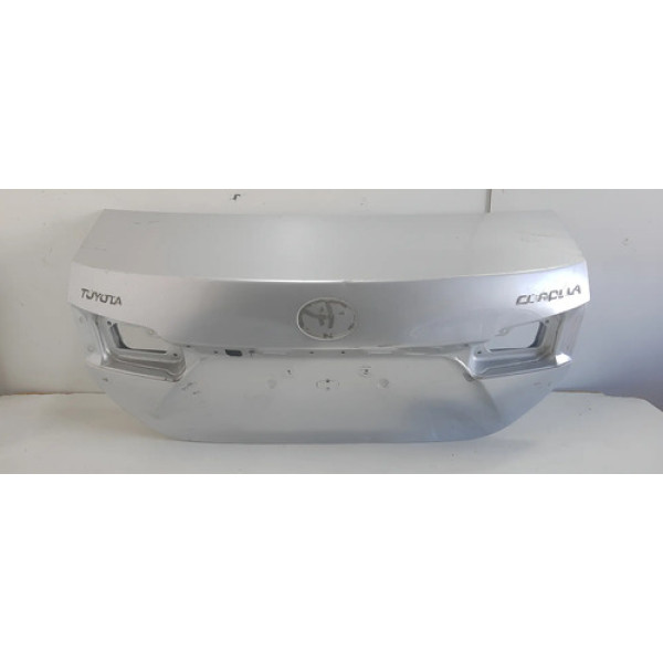 Tampa Traseira Toyota Corolla 2015/2019 Original 25237 Prateado