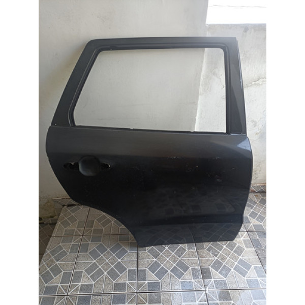 Porta Traseira Direita Santa Fé 2008/2012 Usado Original Traseira Direito Preto
