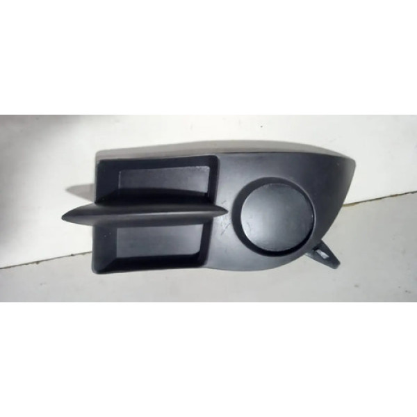Moldura Grade Milha Renault Clio 2006 A 2012 Esquerdo 11564 Preto
