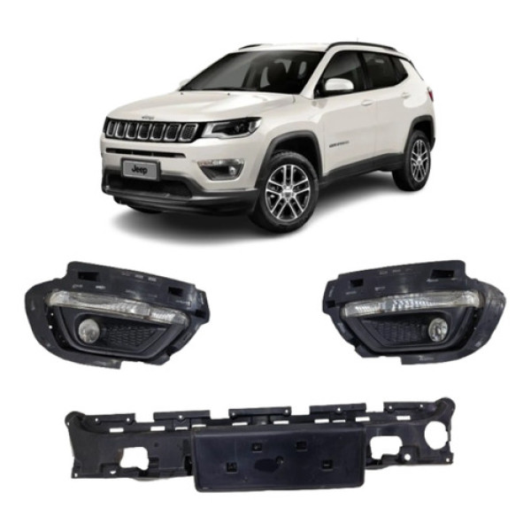 Kit Milha Jeep Compass Flex 2018 A 2022 Original 26477 Preto
