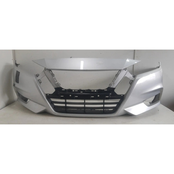 Parachoque Dianteiro Nissan Versa 2021 2022 2023 Origi 24828 Prateado