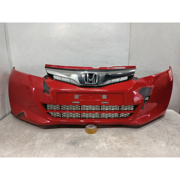 Parachoque Dianteiro Fit 2013 2014 Usado Original 27058 Vermelho