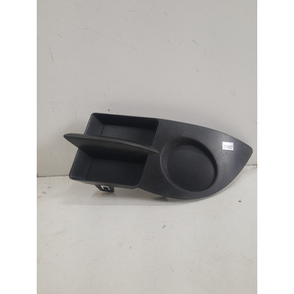 Moldura Farol Milha Renault Clio L.e 06/12 Original 21887 Preto Esquerdo