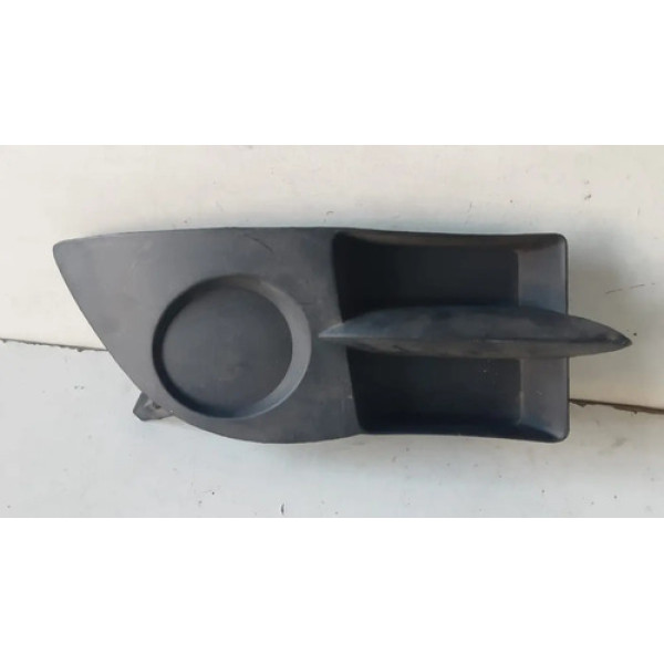 Grade Moldura Milha Clio 2006 2012 Lado Direito 11568 Preto Direito