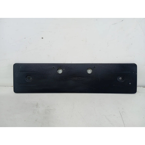 Suporte Acabamento Placa Porsche Cayenne 2015/2022 25330 Preto