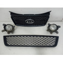 Grade Kia Picanto 2008 A 2012 Original 25376 Preto Fosco