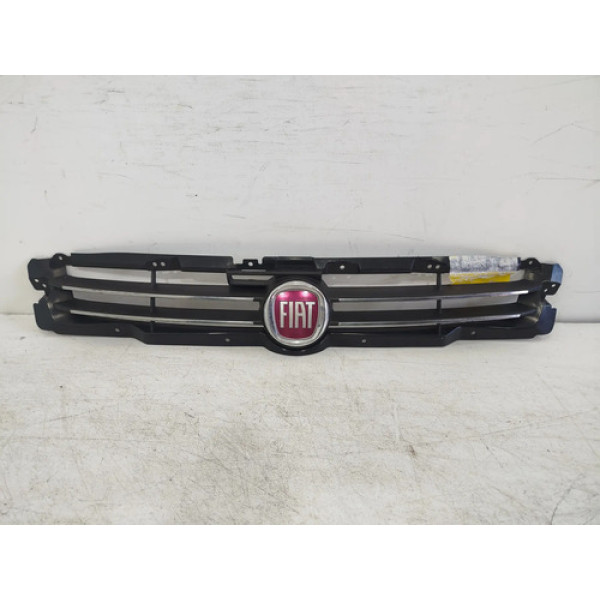 Grade Superior Parachoque Fiat Palio 2013 A 2016 Origi 25942 Preto Fosco