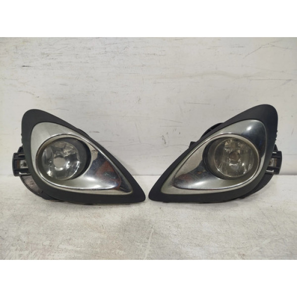 Par Farol Milha Nissan March 2015 2016 2017 2018 2019 2020 2021 Original Usado 26416 Preto