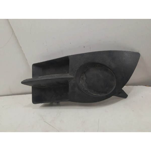 Moldura Milha Renault Clio Esq 2006/2012 Original 22492 Preto Esquerdo