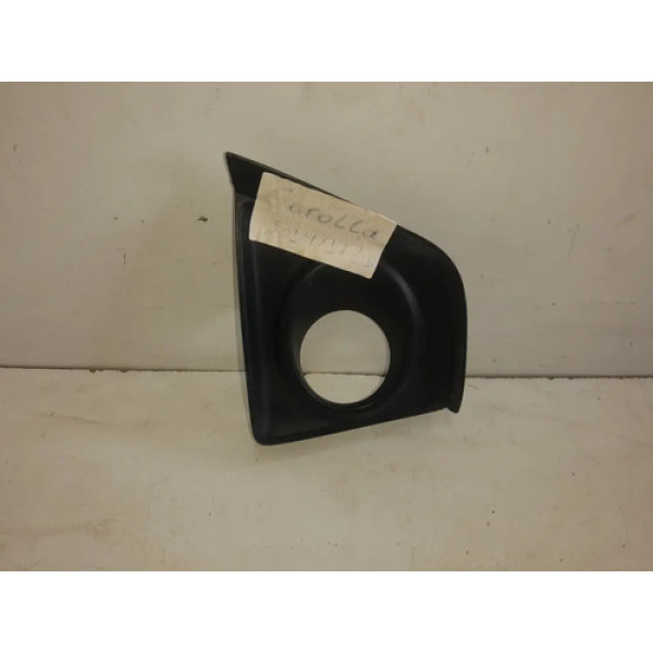 Moldura Farol Milha L.d Corolla 2015/2017 Original 21623 Preto Ambos Os Lados