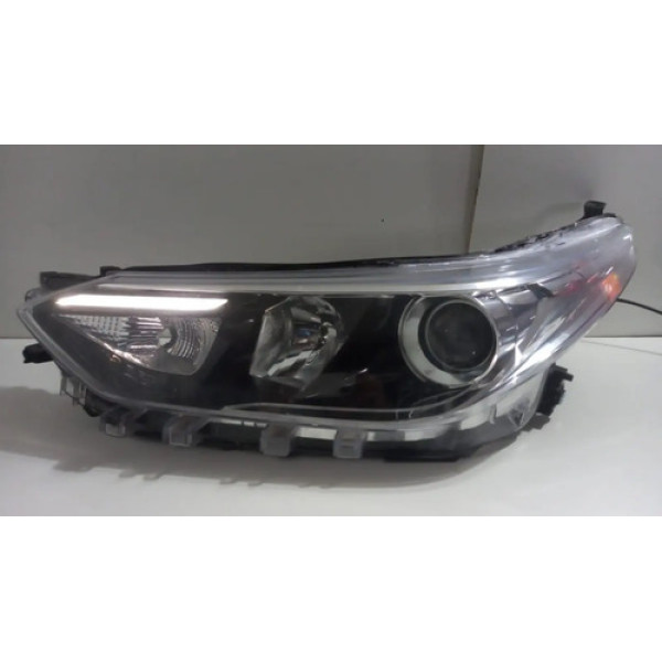 Farol Toyota Yaris Led Original Lado Esquerdo 18437 Esquerdo
