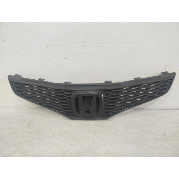 Grade Parachoque Honda Fit 2009 A 2012 Original 26118 Preto Fosco