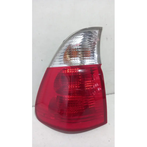 Lanterna Traseira Bmw X5 E53 2001 2002 Esquerdo 12906 Esquerdo Vermelho E Branco
