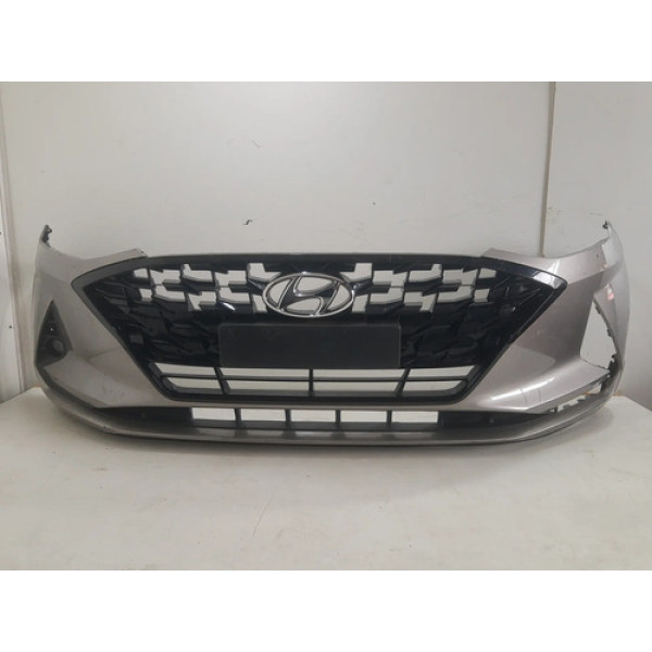Parachoque Dianteiro Hyundai Hb20 2020 2021 2022 Original Recuperado 24111 Cinza
