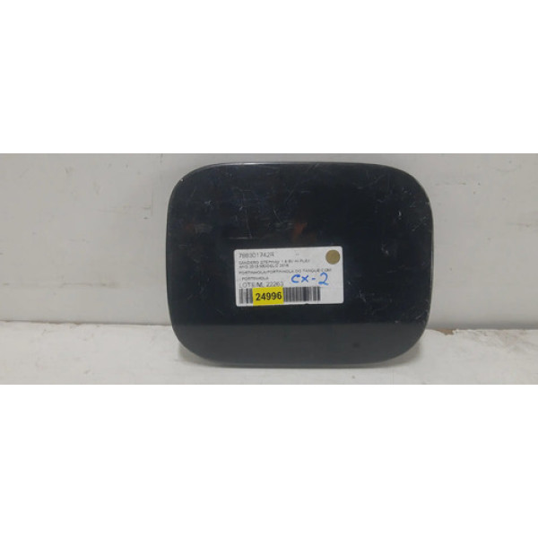 Portinhola Tampa Combustível Sandero Logan 2015/2022 24996 Preto