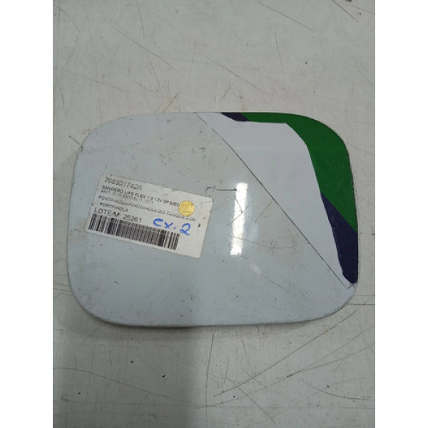 Portinhola Tampa Combustível Sandero Logan 2015/2022 24960 Branco