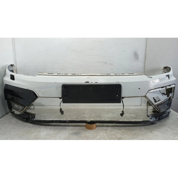 Parachoque Dianteiro Tiguan R-line 2018 2019 2020 2021 2022 Usado Original 26771 Branco