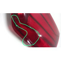 Lanterna Outlander 2016 Led Tampa Restaurada Direito 18779 Direito Vermelho