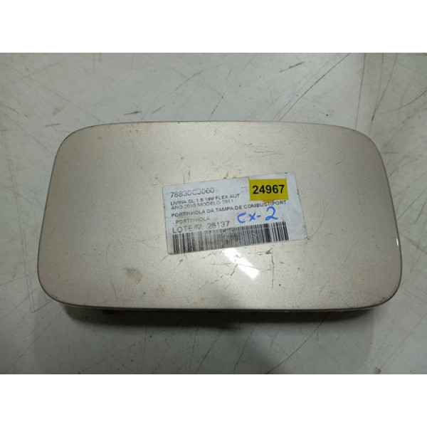 Portinhola Tampa Combustível Nissan Livina Original 24967 Bege