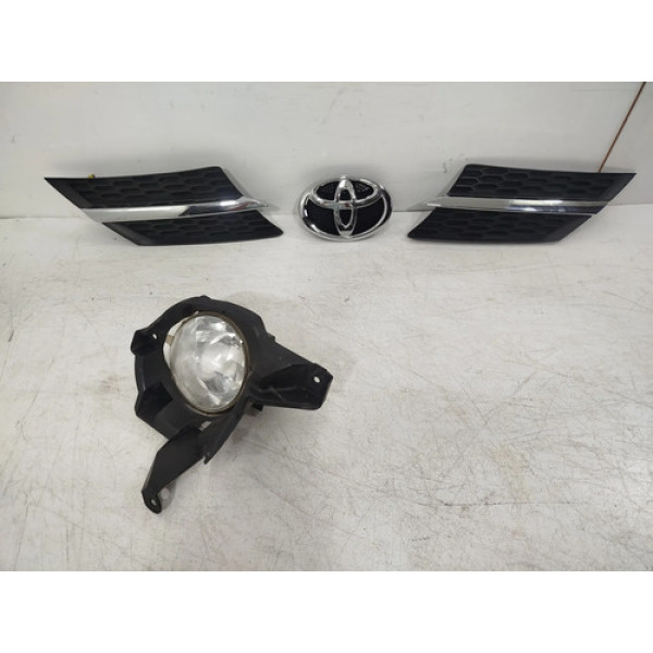 Grade Parachoque Dianteiro Toyota Rav 4 2013 A 2016 25679 Preto Fosco