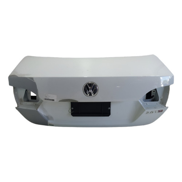 Tampa Traseira Vw Jetta 2011 A 2015 Original Usado 21613 Branco