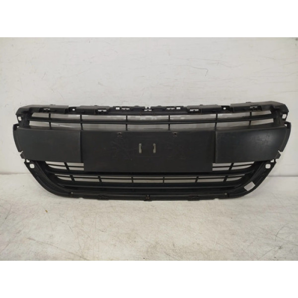 Grade Parachoque Dianteiro Peugeot 208 2016 A 2019 25928 Preto Fosco