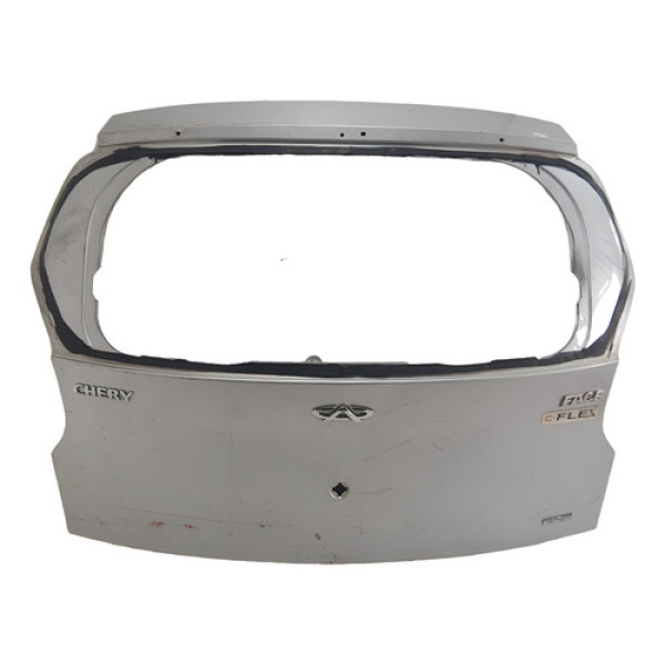Tampa Traseira Chery Face 2009 A 2012 Original  22272 Prateado