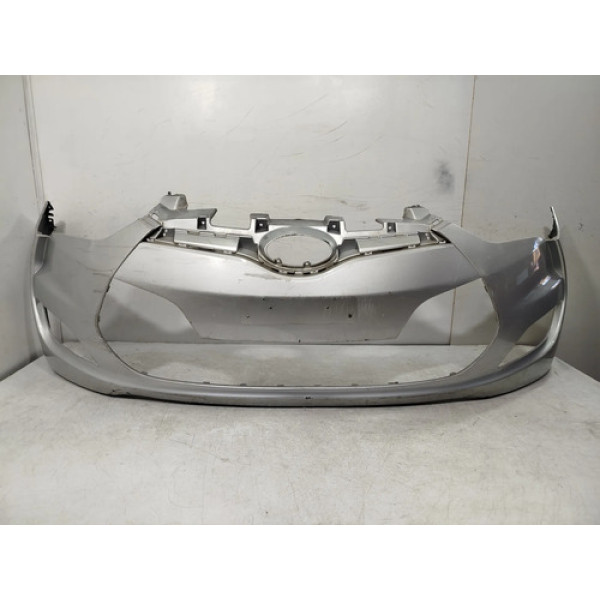 Parachoque Dianteiro Veloster Original Com Detalhe 26343 Prateado