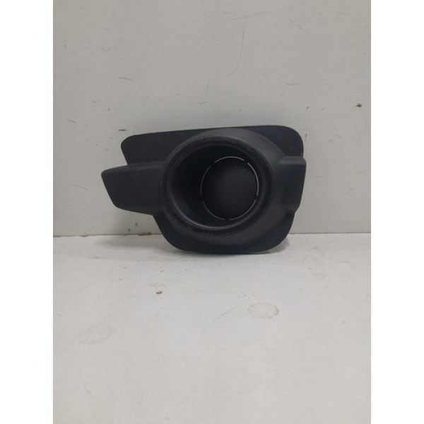 Moldura Farol Milha Renault Kwid L.e 2017 Original 21872 Preto Esquerdo