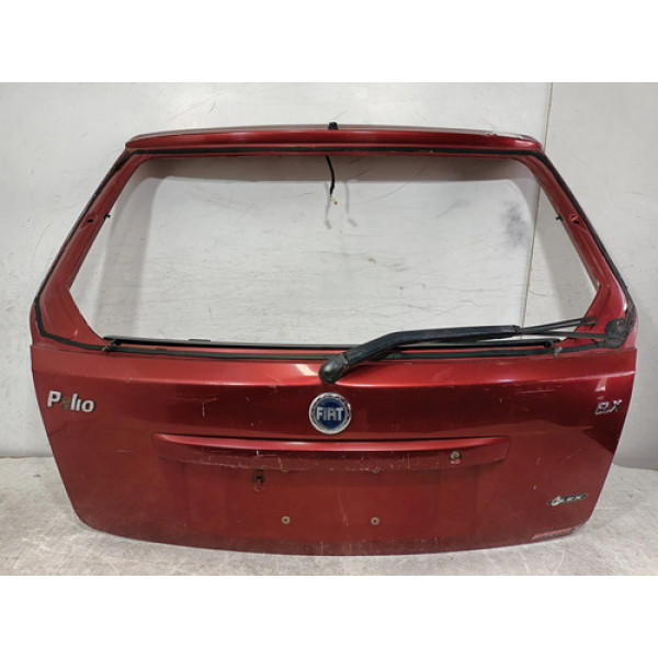 Tampa Traseira Fiat Palio 2005 A 2014 Usado Original 26915 Vermelho