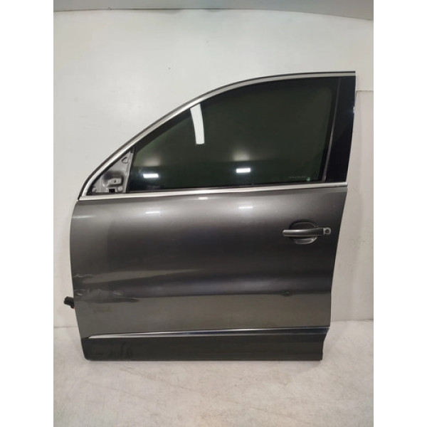 Porta Dianteira Esquerda Tiguan 2012 A 2016 Completa 26185 Dianteira Esquerdo Cinza