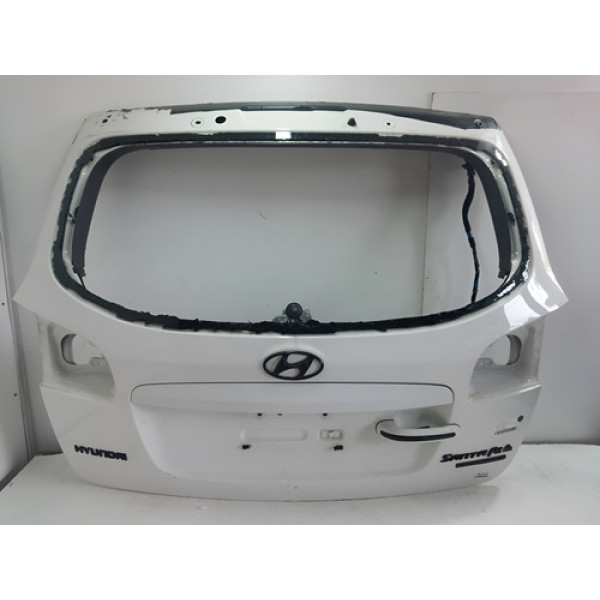 Tampa Traseira Santa Fe 2008 A 2012 Original Usado 10985 Branco