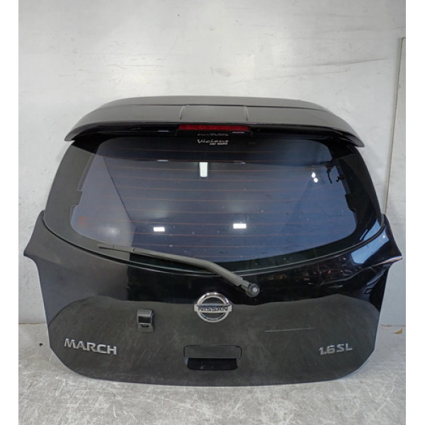 Tampa Traseira March 2015 2016 2017 2018 2019 2020 2021 Usado Original 26963 Preto