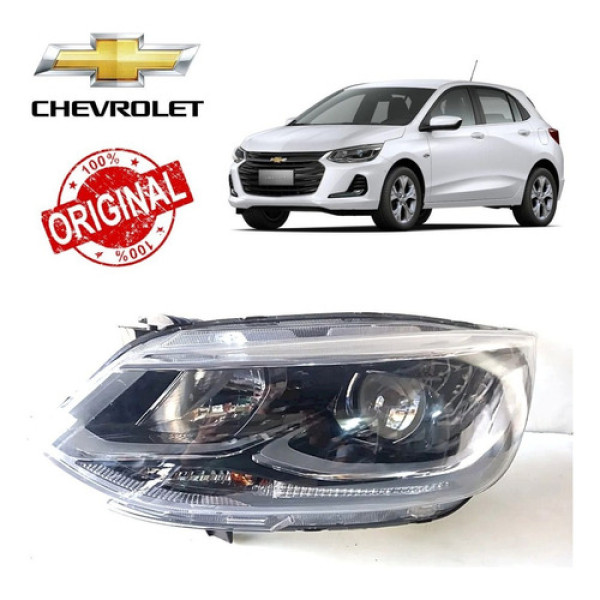 Farol Onix Led Premier Plus 2020 21 Original Esquerdo 13202 Esquerdo