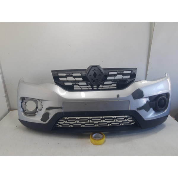 Parachoque Dianteiro Renault Kwid Original Restaurado 15084 Prateado