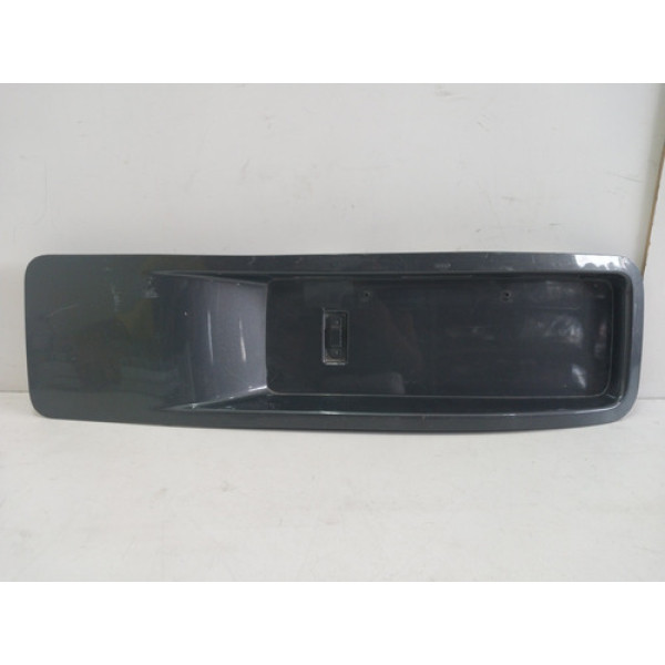 Moldura De Placa Citroën Arcross 2016 2019 Original  Cinza