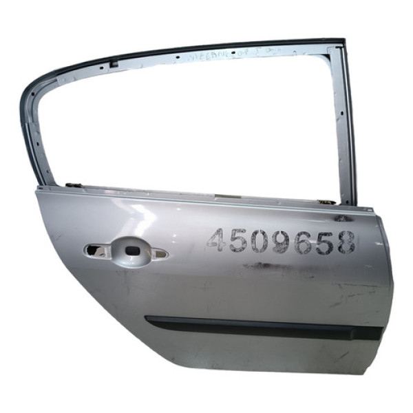 Porta Traseira Direita Megane Sedan 2006 2007 A 2011 Prata