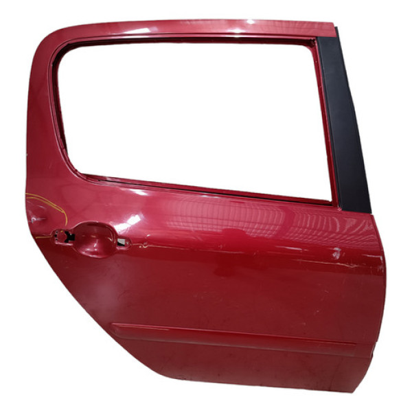 Porta Traseira Direita Peugeot Hatch/sedan 307 2001 A 2012 Traseira Direita Vermelho